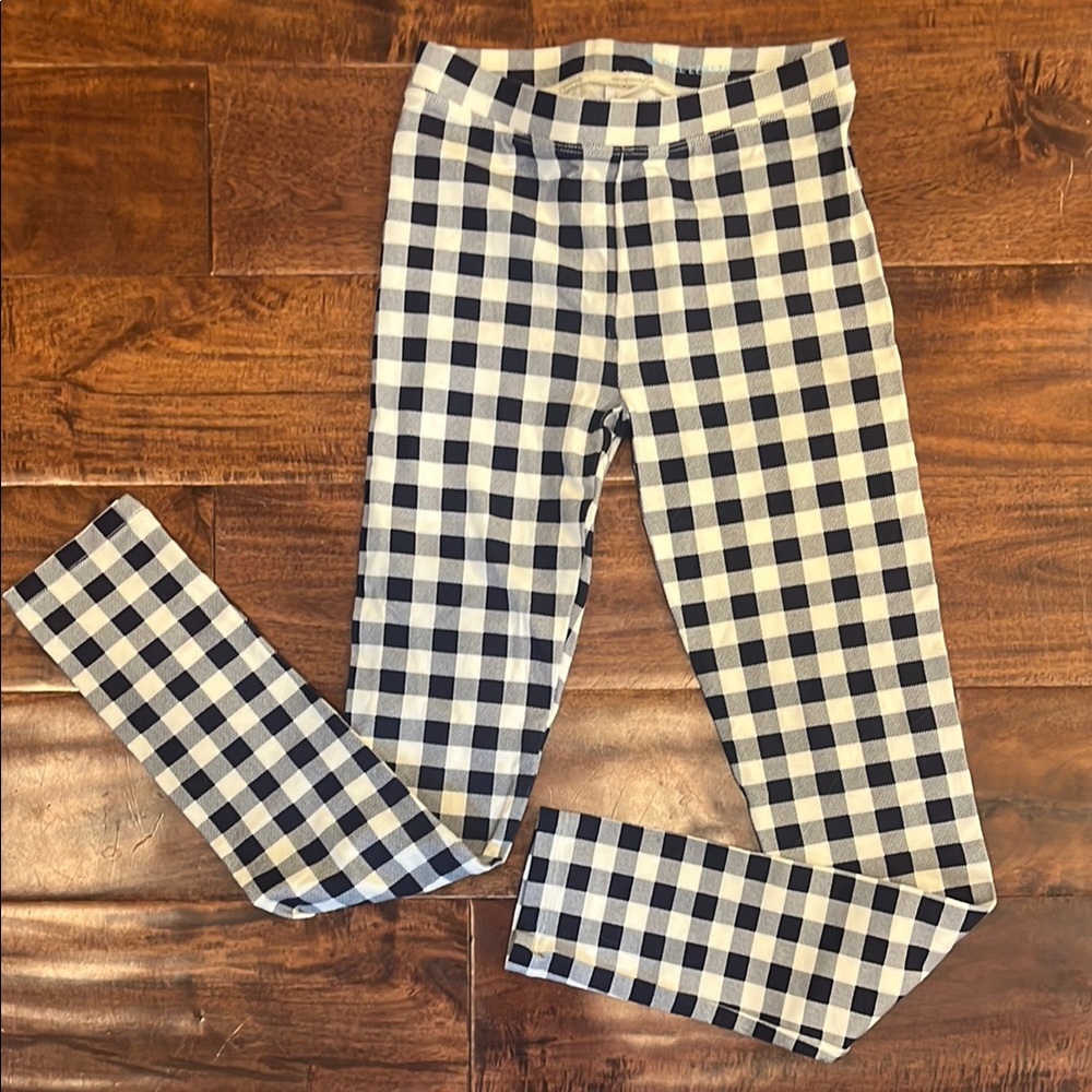 Crewcut navy and white Checkered Leggings